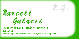 marcell gulacsi business card